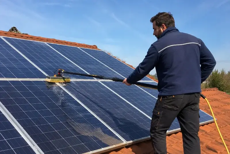 Nettoyage et entretien de panneaux solaires à Saint-Bernard